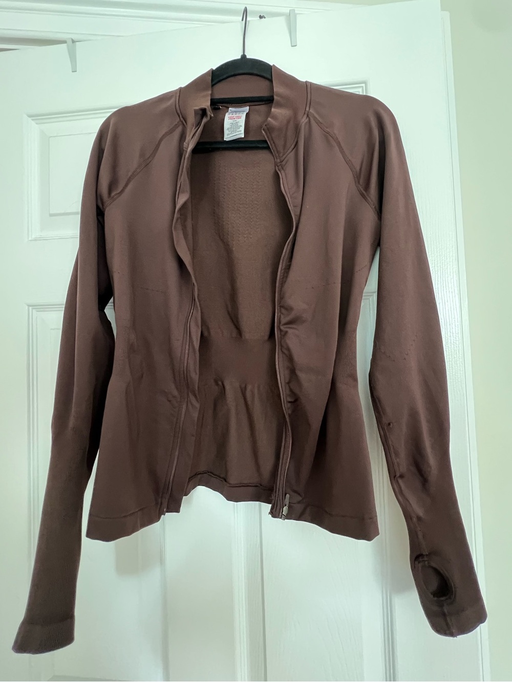 Gymshark Chocolate zipup sweater